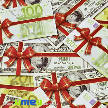 Пакувальний папір Гроші, 70х100 см (UPK-032741)