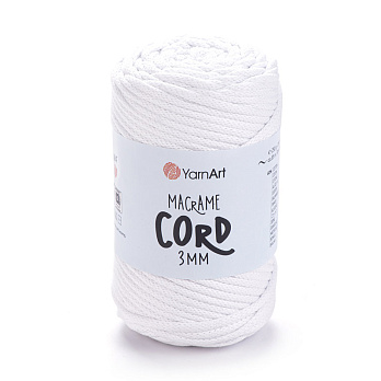 Шнур YarnArt Macrame CORD 250 г, 85 м, Біла 751 (YAR-063078)