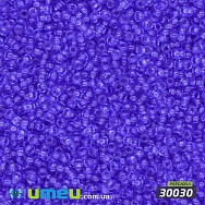 Бісер чеський 12/0, №30030, Фіалковий, Прозорий (BIS-017016)