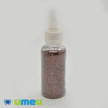Глиттер крупный в баночке, Коричневый, 20 г (GLN-039534)