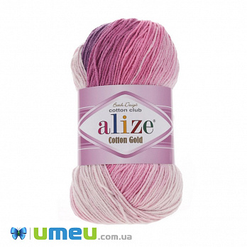 Пряжа Alize Cotton Gold Batik 100 г, 330 м, Рожева 3302 (YAR-038339)