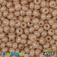 Бісер чеський 6/0, №47115, Бежевий, Перламутровий (BIS-050500)