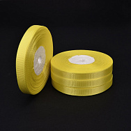 Репсова стрічка, 10 мм, Жовта (LEN-054842)