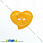 /p7559-pugovica-plastikovaya-serdce-23x20-mm-oranzhevaya/