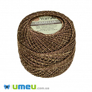 Пряжа YarnArt Camellia 25 г, 190 м, Коричнева 422 (YAR-038390)