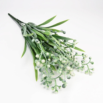 Гілка з ягодами, 37 см, Біла (DIF-054115)