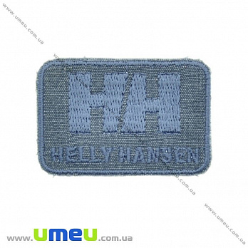Термоаплікація Helly Hansen, 5х3,5 см, Блакитна (APL-024717)