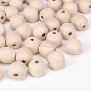 Намистина дерев'яна 12 мм, Кругла, Бук (BUS-057711)