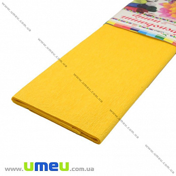 Гофрированная бумага Украина, Желтая, 0,5х2 м (DIF-019130)