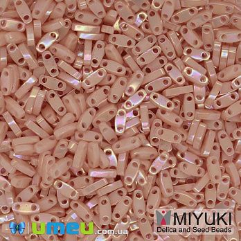 Бисер японский Miyuki QUARTER TILA №596, 5х1,2 мм, Персиковый (BIS-046095)