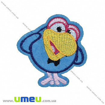Термоаппликация детская Птичка, 7х6,5 см (APL-027091)