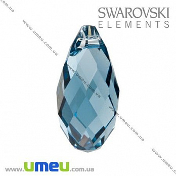 [Архів] Підвіска Swarovski 6010 Denim Blue, 13х6,5 мм, Крапля (POD-005468)