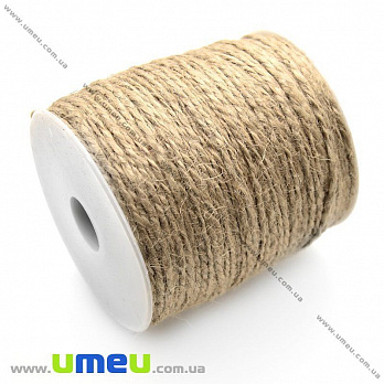 Шпагат Пеньковий, Бежевий, 2 мм (LEN-010181)