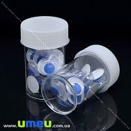 Оченята клейові круглі, 12 мм, Сині (DIF-037219)