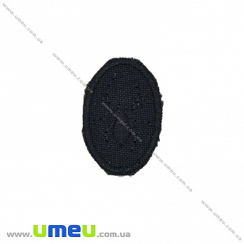 Термоаппликация Паук, 3х2 см, Черная (APL-031666)