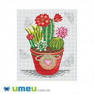 Набір для вишивання нитками VDV, Кактуси М-1273, 15х20 см (SXM-048111)