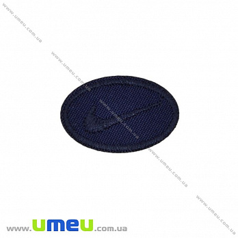 Термоаплікація Nike, 3х2 см, Синя (APL-031661)