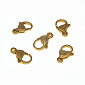 Замки-карабіни з нержавіючої сталі, 13х8 мм, Золото (STL-057073)