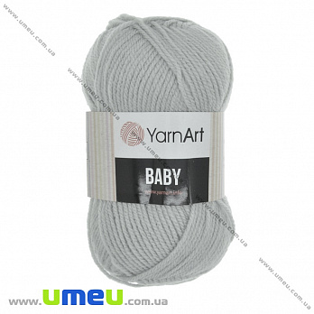Пряжа YarnArt Baby 50 г, 150 м, Серая 855 (YAR-036459)