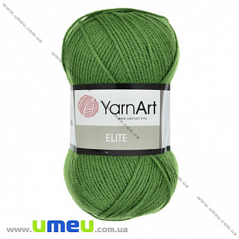 Пряжа YarnArt Elite 100 г, 300 м, Оливкова 248 (YAR-025383)