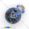 /p6782-steklyannaya-banochka-lampwork-s-fosforiscentnimi-vkrapleniyami-26x21-mm-sinyaya/