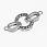 /p55443-zastyezhka-36x15-mm-temnoe-serebro-strazi-steklyannie/