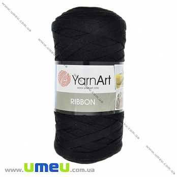 Пряжа YarnArt Ribbon 250 г, 125 м, Чорна 750 (YAR-029676)