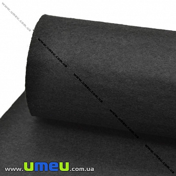 [Архів] Фетр 1 мм, 30х30 см, 196 Чорний (FLT-011496)