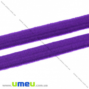 Резинка плоска 10 мм, Фіолетова (LEN-028584)