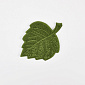 Термоаплікація Листочок, 5,5х4 см, Зелена (APL-061468)