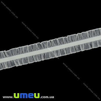 Резинка с рюшами, 20 мм, Кремовая (LEN-022614)