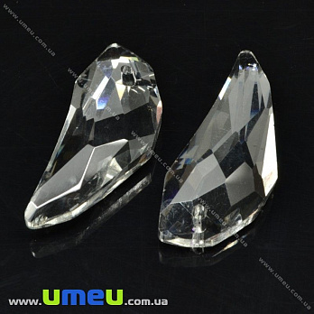 [Архів] Підвіска скляна Crystallized 6150, Crystal, 30х13 мм, Крило Пегаса (POD-000569)