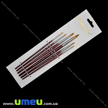 Набір пензликів 6 шт (круглі) Royal Art (INS-014029)