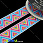 /p10951-tesma-fantastic-ornament-25-mm-rozovo-golubaya/