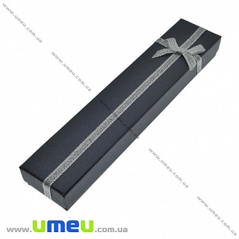 Подарункова коробочка Прямокутна, 20х4х2,4 см, Чорна (UPK-035281)