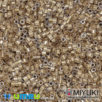 Бісер японський Miyuki Delica Cut 11/0 DBC0907, Золотистий (BIS-040110)