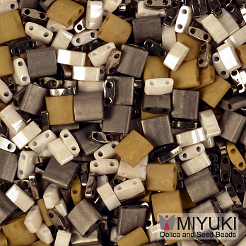 Бісер японський Miyuki TILA №mix20, Коричневий (BIS-051201)