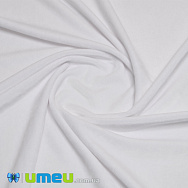 Оксамит китайський стрейчевий на трикотажі Плюшевий, Білий, 20х29 см (TKN-040574)