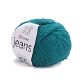 Пряжа YarnArt Jeans 50 г, 160 м, Изумрудная 63 (YAR-025317)