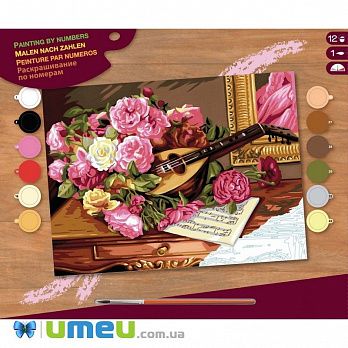 Набор для творчества Sequin Art PAINTING BY NUMBERS SENIOR Романтический букет (DIF-043448)