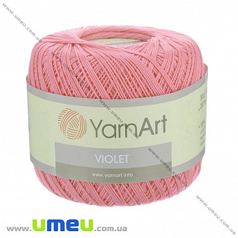 Пряжа YarnArt Violet 50 г, 282 м, Рожева 6313 (YAR-025030)