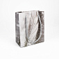Подарунковий пакет Роса, 14х12х6 см, Сірий (UPK-060068)