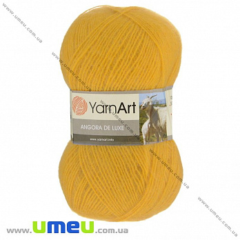 Пряжа YarnArt Angora De Luxe 100 г, 520 м, Жовта 586 (YAR-029523)