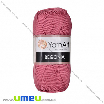 Пряжа YarnArt Begonia 50 г, 169 м, Рожева 75 (YAR-023013)
