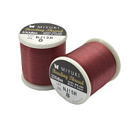 Нить для бисера Miyuki 08, Красная, 50 м (MUL-045284)
