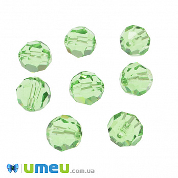 [Архів] Бусина Swarovski 5000 Peridot 2 сорт, 10 мм, Гранована кругла (BUS-042723)