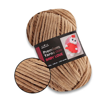 Пряжа Premium Yarn Baby Love 100 г, 120 м, Бежевая 365 (YAR-061600)