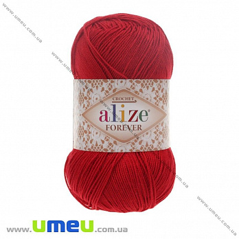 Пряжа Alize Forever 50 г, 300 м, Червона 106 (YAR-025172)