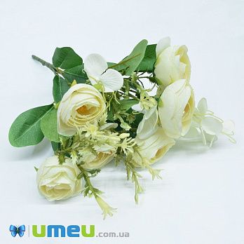 Букет пионов, 35 см, Кремовый (DIF-044953)