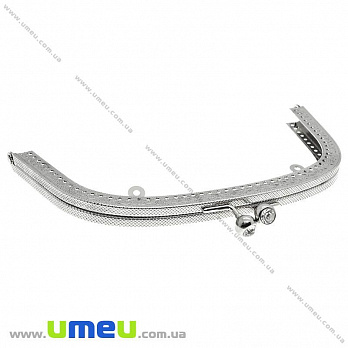 Фермуар металевий, Темне срібло, 18,5х11 см (BAG-002378)